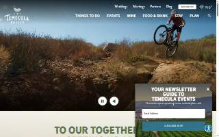 Temecula Wine Country Events website