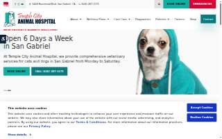 Temple City Animal Hospital of San Gabriel website