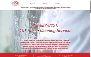 101 House Cleaning website
