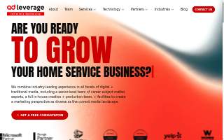 Ad Leverage website