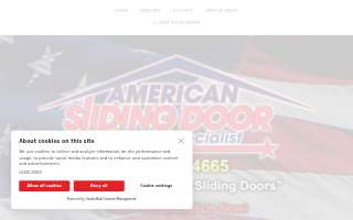 American Sliding Door Repair website