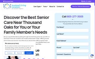 Assisted Living Locators Thousand Oaks website