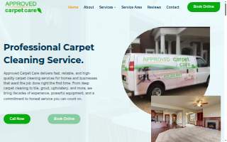 Beast Carpet Cleaning Service website