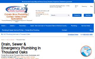 Conejo Bros Plumbing website