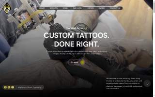 Dire Wolf Tattoo and Fine Art website