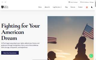 Focil Legal PLLC website