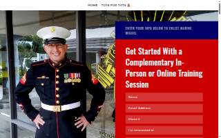 Hard Charger Training Center website