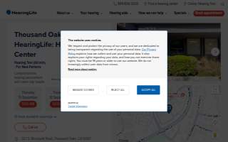 HearingLife Hearing Aid Center of Thousand Oaks CA website