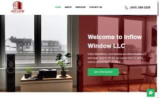 Inflow Window LLC website