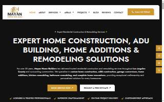 Mayan Home Builders website
