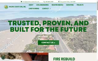 Pacific Coast Civil, Inc. website