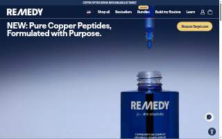 Remedy Skin + Body website