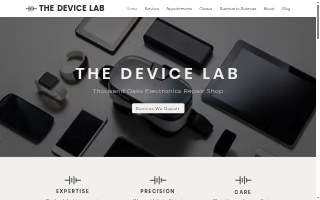 The Device Lab website