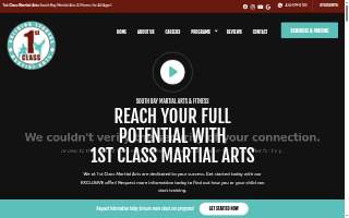 1st Class Martial Arts of Torrance website
