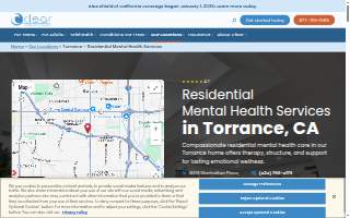 Clear Behavioral Health - Virtual Mental Health Services in Torrance website