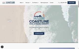 Coastline Oral & Facial Surgery website