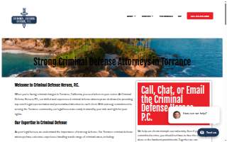 Criminal Defense Heroes, P.C. website