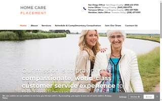 Home Care Placement of Torrance website