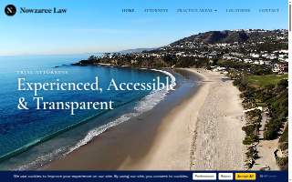 Nowzaree Law, P.C. website