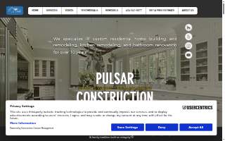 Pulsar Construction Inc. website