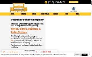 Torrance Fence Company website