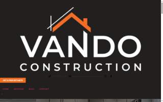 Vando Construction website