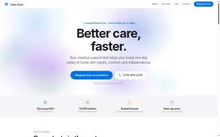 Care Cura website