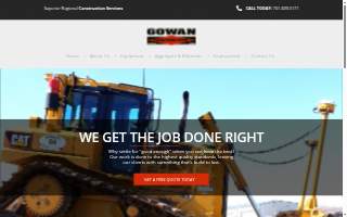 Gowan Construction website