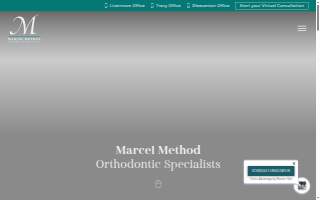 Marcel Orthodontics of Livermore website