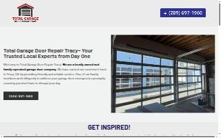 Total Garage Door Repair Tracy website