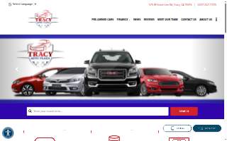 Tracy Auto Plaza website
