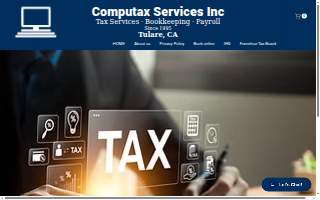 Computax Services Tulare website