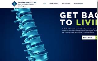 Mathias Daniels MD website