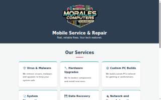 Morales Computers Mobile Service & Repair of Tulare website