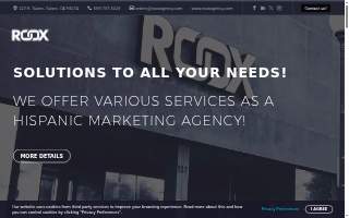 The Roox Agency website