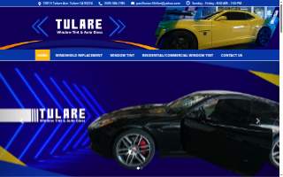 Tulare Window Tint and Auto Glass website