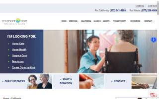 CovenantCare Home Health & Hospice website