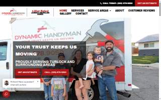 Dynamic Handyman Solutions website