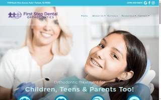 First Step Orthodontics website