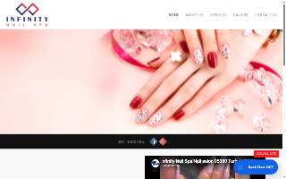Infinity Nail Spa website