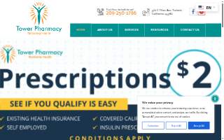 Tower Pharmacy website