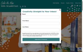 Color Me Mine website