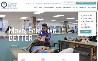 Coury & Buehler Physical Therapy of Tustin website