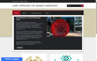 Law Offices of Shadi Sheidayi website