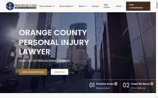 Nordean Law, APC website