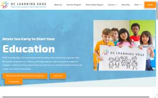OC Learning Edge website