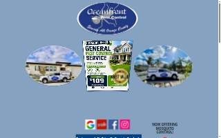 Oceanfront Pest Control website