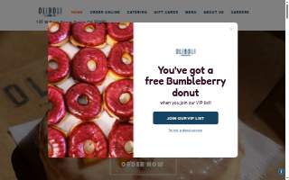 Oliboli Donuts website