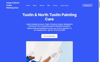 Tustin & North Tustin Painting Care website