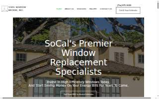 Vinyl Window Broker website